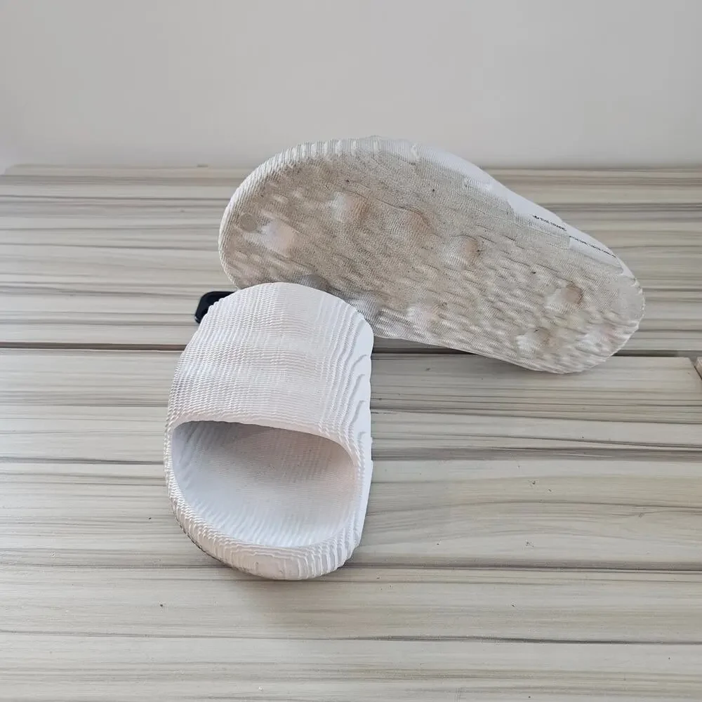 Adidas Originals Adilette 22 Men's Slide Sandals White Size 5 - Picture 7 of 9